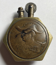 WWI French Trench Art Petrol Lighter Marshall Joffre Patriotic France Military picture
