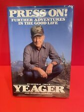 Press On by Chuck Yeager (1988) HC.DJ.1st. Signed Ed. Very Good Plus Condition picture