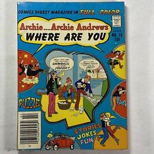 Archie Andrews Where Are You #13 Comics Digest February 1980 Comic Book Magazine picture