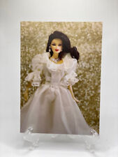 Brand New Burnett Barbie in Princess Diana Wedding Gown Art Print/Postcard picture