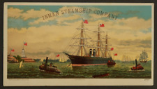 Inman Steamship Company VTG Trade Card 6