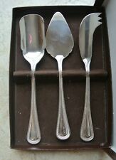 Vintage Godinger Silver Plate Cheeservs Set of 3 in Box picture