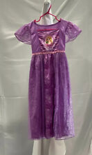Disney Toddler Girls Short Sleeve Square Neck Purple Costume Dress Size 4T picture