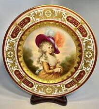 Royal Vienna Madame Devonshire Portrait Cabinet Porcelain Plate picture