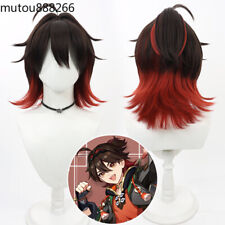 Game Genshin Impact Gaming Anime Cosplay Wig Hairpieces Harajuku Long Hair picture