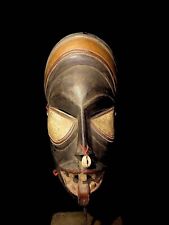 Vintage Hand Carved African African A Fine Ivory Coast Dan Mask-3512 picture