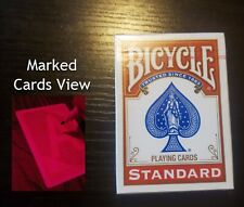 Infrared Bicycle marked cards Numbers and suite Luminous Ink - Poker - magic picture