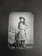Scarce Image tintype of Annie Oakley tintype C1010RP picture