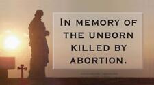 Memory of the children Pro-Life Vinyl Sign picture