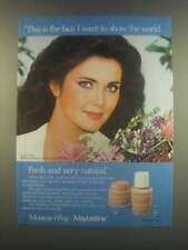 1985 Maybelline Moisture whip Makeup Ad - Lynda Carter picture