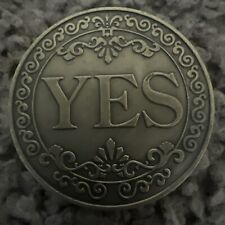 Yes or No Lucky Decision Coin Bronze Commemorative Coin Retro Collection Gift picture