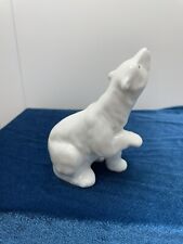 Otigari Japan porcelain sitting up polar bear figurine.  Great condition 4