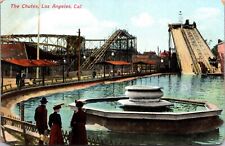 Postcard The Chutes in Los Angeles, California~138520 picture