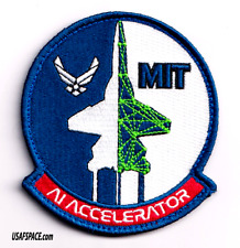 AIR FORCE - MIT -AI-ARTIFICIAL INTELLIGENCE ACCELERATOR-USAF VEL PATCH picture