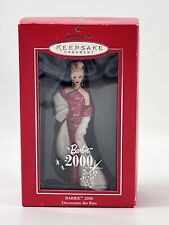 Hallmark Barbie 2000 Club Exclusive Red Dress Keepsake Ornament Porcelain picture