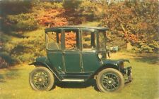 Green 1912 Woods Electric Brougham Car Postcard Unused picture