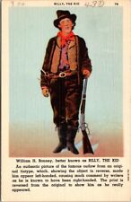 New Mexico NM Billy The Kid the Famous Southwestern Outlaw Vintage Postcard picture