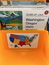 1988 National Geographic Society Close Up USA Vintage Maps Box Set picture