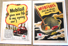 2 X 1946 AUSTRALIAN MOBIL OIL STILL THE WORDS QUALITY OIL picture