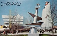 1967 World's Fair Exposition Postcard Montreal Great Britain Pavilion  picture