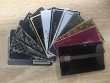 Stainless Steel customized logo metal credit card with HiCo strip and blank chip picture