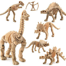 12 pcs Lot Unique Dinosaur Fossils Skeleton Figures Jurassic Park Dino Toy Model picture