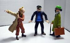 Tintin, Haddock, Calculus Set of 3 Figurine: + Bag  Moulinsart  ML 09, 10, 11 picture