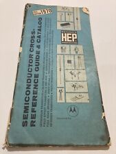 VINTAGE 1970 MOTOROLA HEP SEMICONDUCTOR CROSS REFERENCE GUIDE & CATALOG picture