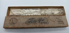 Vitex Glas 1939 Worlds Fair Clear Glass Knife With Box Vtg New York picture