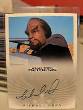 Star Trek Nemesis Michael Dorn NA1 Autograph Card as Worf 2002 NM Rittenhouse  picture