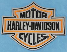 Harley-Davidson Bar & Shield Reflective Patch Extra Large 10 Inch By 8 Inch New picture