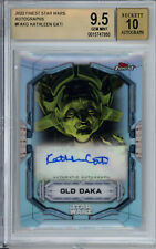 2022 Topps Finest Star Wars Kathleen Gati As Old Daka Auto #FA-KG BGS 9.5 picture