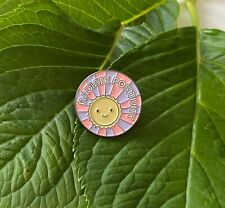 Mental Health Awareness Enamel Pin Badge Radiate Positivity Sun Happy Vibes MIND picture
