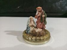 Vintage Miniature resin Nativity Holy Family  Figurine picture