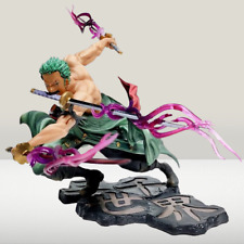 10cm One Piece Figure Roronoa Zoro Three-Knife Fighting Figure toy gift picture