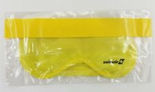 Swissair Sleep Mask W/ Pouch Yellow New picture