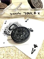 Teddy KGB Poker Card Protector Metal Oreo Rounders Hold'em Good Luck Fortune  picture