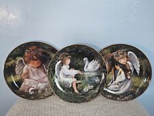 Heaven's Little Sweetheart Collection by Bradford Exchange - 3 Porcelain Plates picture