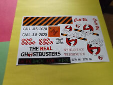 Fits Ghostbusters Kenner 1989 ECTO-1A Sticker Die Cut Custom  picture