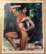 Vintage 1984 Rachel McLish Female Bodybuilder Signed 8x10 Color Photo/Sexy picture