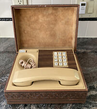 Vintage Deco-Tel Personal Telephone Executive Phone in a Box Touchtone Push Butt picture