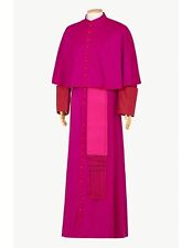 Murphy's Robes Grand Fuchsia Cassock, Cape & Cincture, NWT, Retails $299 picture