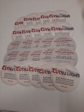 Coors Light Reducing Aluminum In Cans Beer Coasters Lot Of 25 picture