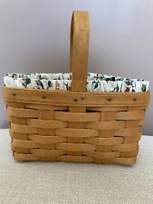 Longaberger Candle Basket, White Vine Liner And Protector picture