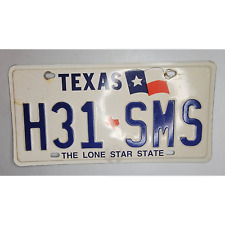 Collectable real metal license plate Texas 