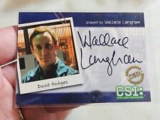 CSI SERs 2 STRICTLY INK 2004 WALLACE LANGHAM DAVID HODGES AUTOGRAPH CARD CSI-B9 picture