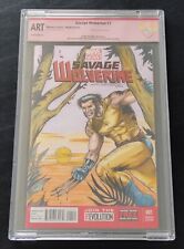 Savage Wolverine # 1 - Sketch Art Blank Variant CBCS Signed by Vinnie Tartamella picture