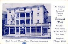 Postcard Centennial Hotel at 65 Main Avenue in Ocean Grove, New Jersey picture