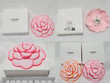 2pcs Set Chanel Mother's Day Camellia Gift Packaging Neon Pink & Orange Pair picture