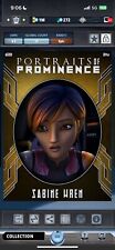 Topps SWCT Sabine Wren Portraits Of Prominence 50cc Epic picture